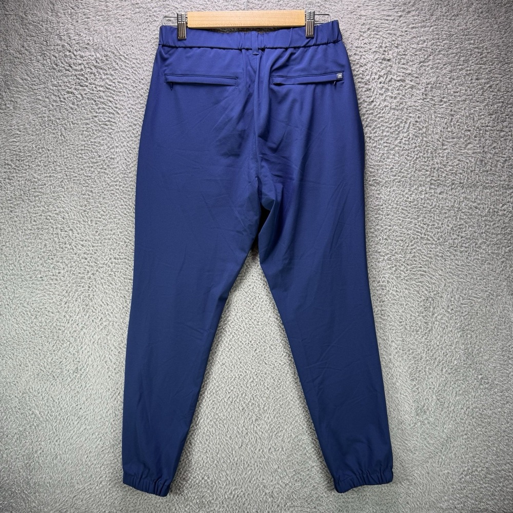 Mizzen + Main Pants Mens 30 Blue Helmsman Slim Fit Joggers Lightweight Golf - Picture 2 of 13